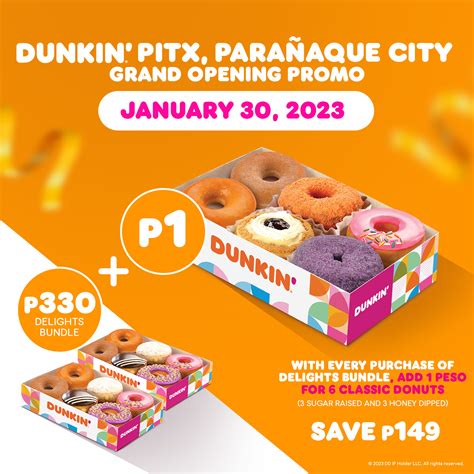 dunkin donuts pitx